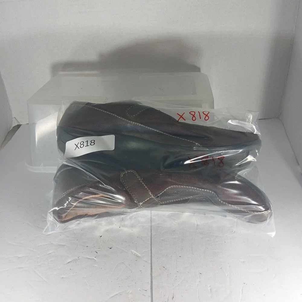 Natural Soul Naturalizer Frasier Loafers 10M Brown‎ Leather Suede Comfort Shoes